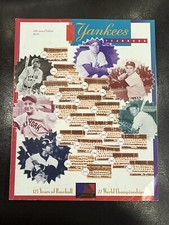 1994 Official New York Yankees Yearbook 125 Years Of Baseball 22 Championships 