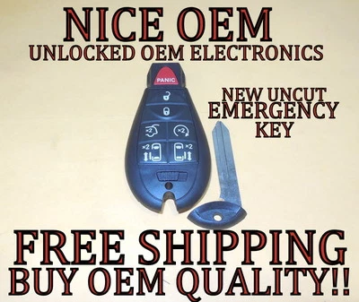 OEM 08-16 CHRYSLER TOWN & COUNTRY KEYLESS REMOTE FOB FOBIK IYZ-C01C 56046708 - Image 1 of 2