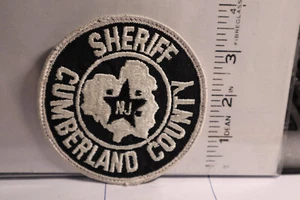 police patch   CUMBERLAND COUNTY SHERIFF NEW JERSEY - Picture 1 of 1