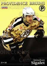 2007-08 Providence Bruins #18 Jonathan Sigalet