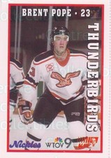 1995-96 Wheeling Thunderbirds Photo Album Two #13 Brent Pope