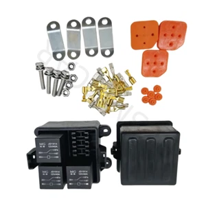 Scatola relè portafusibili auto impermeabile 3 vie con relè e fusibili 5 pin 40A 12V - Foto 1 di 10