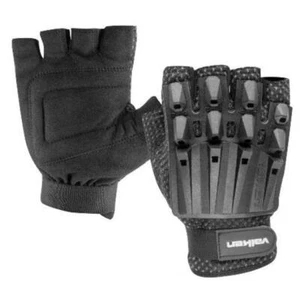 Valken Paintball Airsoft Alpha Half Finger Gloves - Black - XL/XXL - Picture 1 of 1
