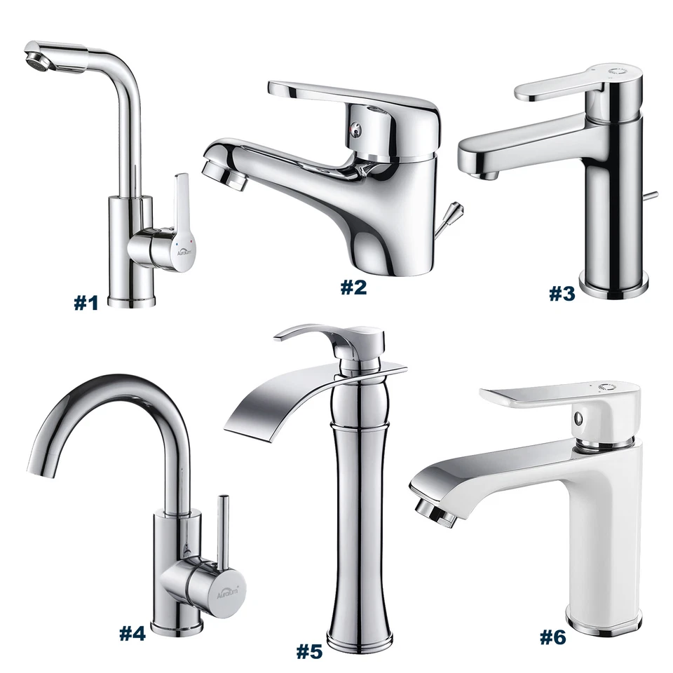 Wasserhahn Badarmatur - Waschtischarmatur Bad Waschbeckenarmatur Einhebelmischer - Bild 1 von 1