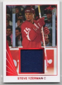 2017 2017-18 Leaf '90 Memorabilia Red BM35 Steve Yzerman 20/25 Detroit Red Wings - Picture 1 of 2