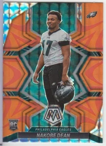 2022 Panini Mosaic Reactive Orange Nakobe Dean #395 Eagles RC Rookie - Picture 1 of 1