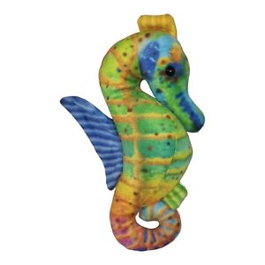 Wildlife Artists Seahorse Plush Stuffed Animal Marine Fish Green Yellow 11" 1007