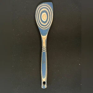 Island Bamboo BLUE Pakka Hardwood Wooden Spoon - Picture 1 of 2
