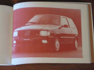 FIAT UNO 155pg OWNER HANDBOOK 1985 in ENGLISH language, FREE POST AUSTRALIA - Bild 1 von 2