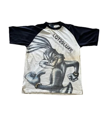 Lote 29 Camiseta De Colección Y2K Para Hombre Bugs Bunny Original Aerógrafo Rap XL Hip Hop Foto 1 de 4