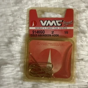 Gancho de pescado VMC acabado dorado Aberdeen talla 2 16 ganchos - Imagen 1 de 3