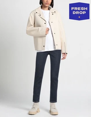 Pantalones de mezclilla ajustados John Richmond W28 azul elástico parche con logotipo PVP €192 Foto 1 de 4