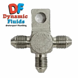 (AN3) -3 Stainless Steel Tee Piece With Mounting Tab - Picture 1 of 1