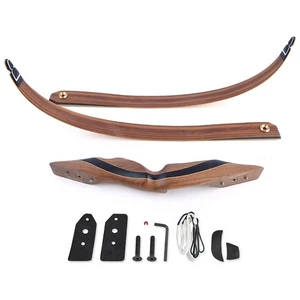 58 Zoll Takedown Recurve Bogen 25-55lbs Recurvebogen Jagdbogen Zielspiel RH - Picture 1 of 15