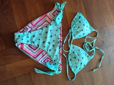 Bikini Gr. 38 Cup B, Wendebikini, Bademode, Triangel, Triangelbikini - Bild 1 von 2