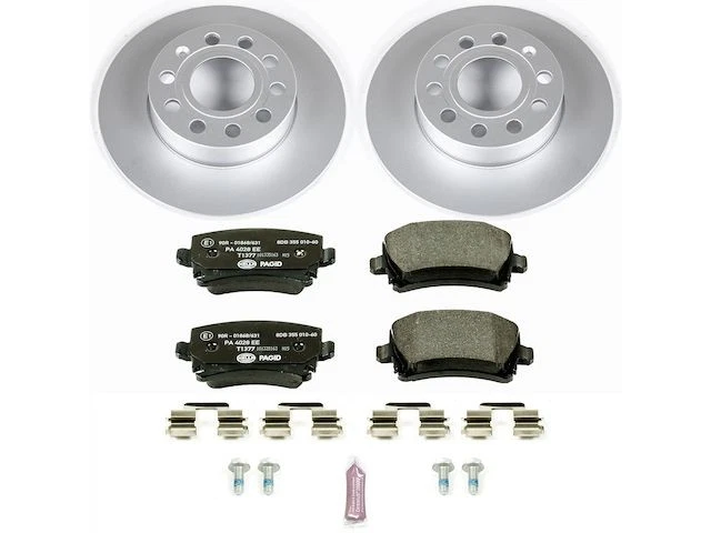 Rear Brake Pad and Rotor Kit For 2008 Audi A3 RD635RR - Image 1 of 1
