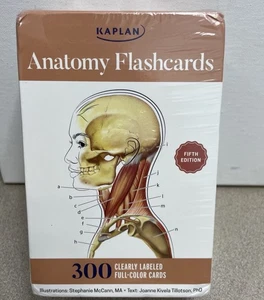 Anatomy Flashcards: 300 Flashcards Anatomically Precise Drawings SEALED 5th Ed - Bild 1 von 4