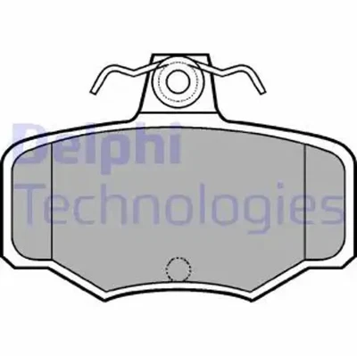Pastillas de freno semimetálico LP617 DELPHI para NISSAN PRIMERA ALMERA TINO - Imagen 1 de 4