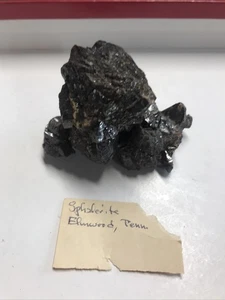 Large Sphalerite Elmwood Mine, Tennessee Crystal Mineral Specimen 228 Gramm - Picture 1 of 13