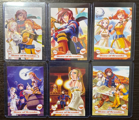 LIMITED RUN GAMES - SEGA DREAMCAST TRADING CARD LOT - SKIES OF ARCADIA 43 - 48