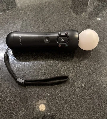 Sony PlayStation Move Motion Controller OEM Black (CECH-ZCM1U) PS3 PS4 VR - Image 1 of 4