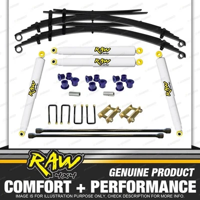 RAW Shock Torsion Bars Leaf Springs for FORD COURIER PC PH 2"50mm Lift Kit 200KG - image 1 of 2