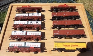 Roco H0 Wagen-Set "Circus Krone" 10-teilig, Wechselstrom-Radsätze - Bild 1 von 5