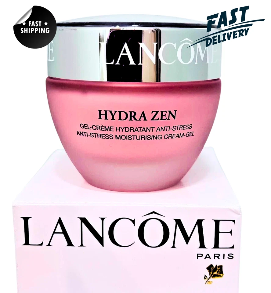 Novo Creme Gel Hidratante Feminino Antiestresse Lancome Hydra Zen ~Tamanho Completo 1,7 oz - Imagem 1 de 1