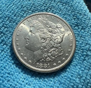 1881-S Morgan Dollar - Sharp Strike - BU Details - Classic San Francisco Silver - Picture 1 of 6