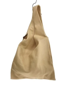 BAGGU Leather Tote bag Shopping bag Camel Beige Solid from Japan - Picture 1 of 6
