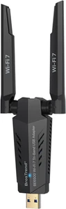 Brostrend BE6500 Wi-Fi 7 USB Wifi Dongle, Long Range USB Wifi Adapter für PC, Tr - Bild 1 von 6