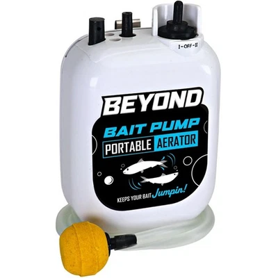 BEYOND BRAID Beyond Bait Pump Portable Live Bait Aerator - Long Lasting Battery Powered Bu...