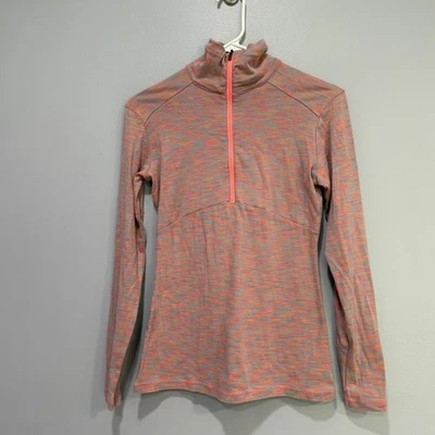 Pulôver feminino Columbia meio zíper manga longa tamanho M roupa esportiva atlética - Imagem 1 de 4