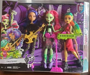 Monster High Fierce Rockers 3pk - Picture 1 of 11