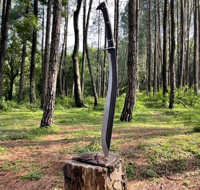 Survival Viking Sword | 32'' Handmade Carbon Steel Blade | Hunting Camping Sword - Image 1 of 4