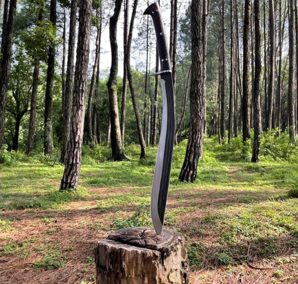 Survival Viking Sword | 32'' Handmade Carbon Steel Blade | Hunting Camping Sword - Image 1 of 4