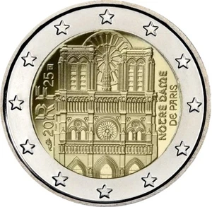 Francia 2025 2 € euros conmemorativos  Notre Dame - Picture 1 of 1