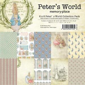 Memory Place 'PETER'S WORLD' 6x6" Paper Pack - Peter Rabbit Card Making MP60153