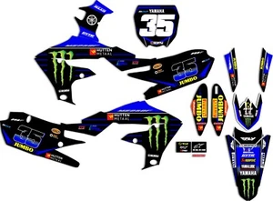 2018-2022 Yamaha YZF 450 Hutten Metaal Yamaha Race Team Graphics Kit and Plates - Bild 1 von 2