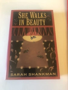 SARAH SHANKMAN Signed HCDJ - SHE WALKS IN BEAUTY, 1991 1st Edition Pocket Books - Picture 1 of 12