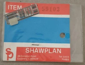 ** Shawplan Name Plates 59103 Village of Mells for 00 / HO locomotives - Picture 1 of 1