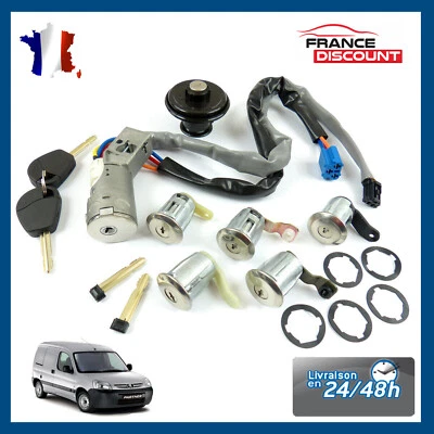 PARTSLINE Neiman + 5 barillets + Bouchon carburant + 2 clefs Partner & Berlingo 2002-2008