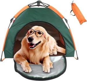 Tragbares Haustierzelt Faltbar Hundezelt Wasserdicht Camping Wandern Schlafen Haus - Bild 1 von 5
