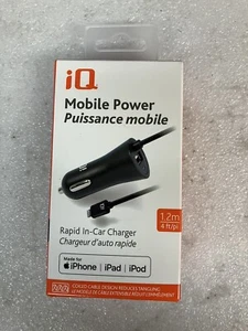~ Chargeur rapide IQ Mobile Power 1,2 M (4 pieds) pour iPhone/iPod/iPad neuf - Photo 1 sur 6