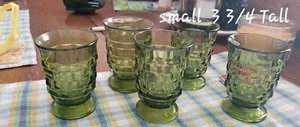 5 MCM Whitehall Aguacate Fostoria American Cubist Juice Glass 3 3/4" de alto - Imagen 1 de 4