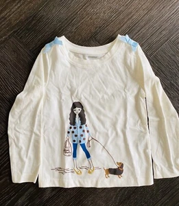 ADORABLE Gymboree sweet treats Girl With Dog Shirt - Picture 1 of 1