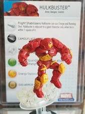 Heroclix Mutations and Monsters set Hulkbuster #050 Super Rare figure w/card!