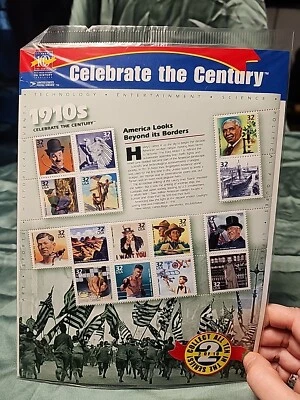 1998 Celebrate the Century 1910's Sheet of 15 32¢ Stamps (Scott #3183) - Image 1 of 4