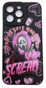 iPhone 15 Pro Max Phone Case  Horror Scream Ghost face Back To School - Picture 1 of 2