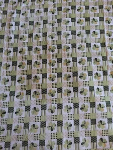 Tablecloth St. Patrick's Day Clover Shamrock Handmade Patchwork - Picture 1 of 3